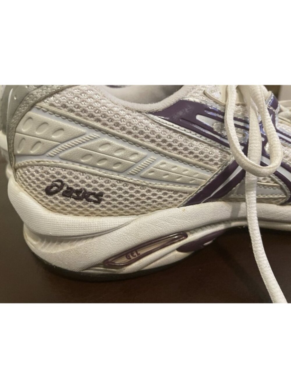 ASICS Womens Running Shoes Size 9 White Gray Purple - Picture 9 of 16